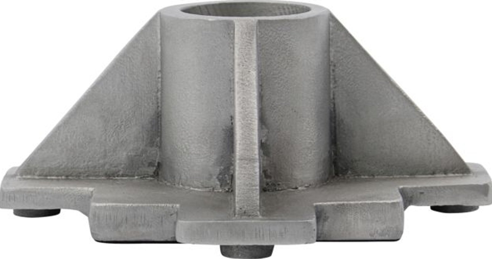 Lysestage House Doctor Castle antik aluminium 15,4x15,4x6,4 cm