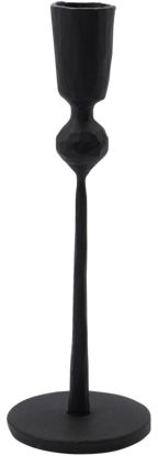 Lysestage House Doctor Trivo i sort jern håndlavet Ø6 x H18 cm