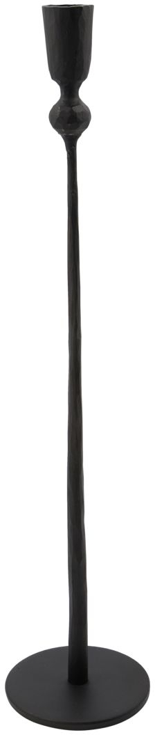 Lysestage House Doctor Trivo sort i jern Ø7 x H41 cm minimalistisk design håndlavet
