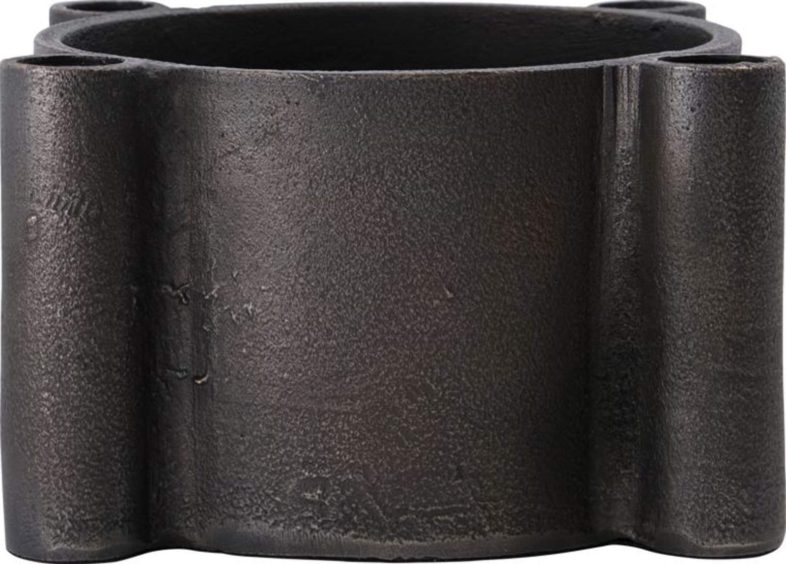 Lysestage House Doctor Four antik kobber Ø15 x H10 cm  -  aluminium boligdekoration