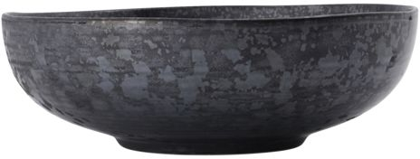 Skål House Doctor Pion rustik stentøj med reaktiv glasur Ø22 cm sort/brun