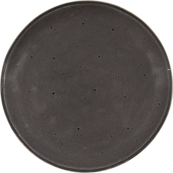 Desserttallerken House Doctor Rustic i mørkegrå stentøj Ø20 cm