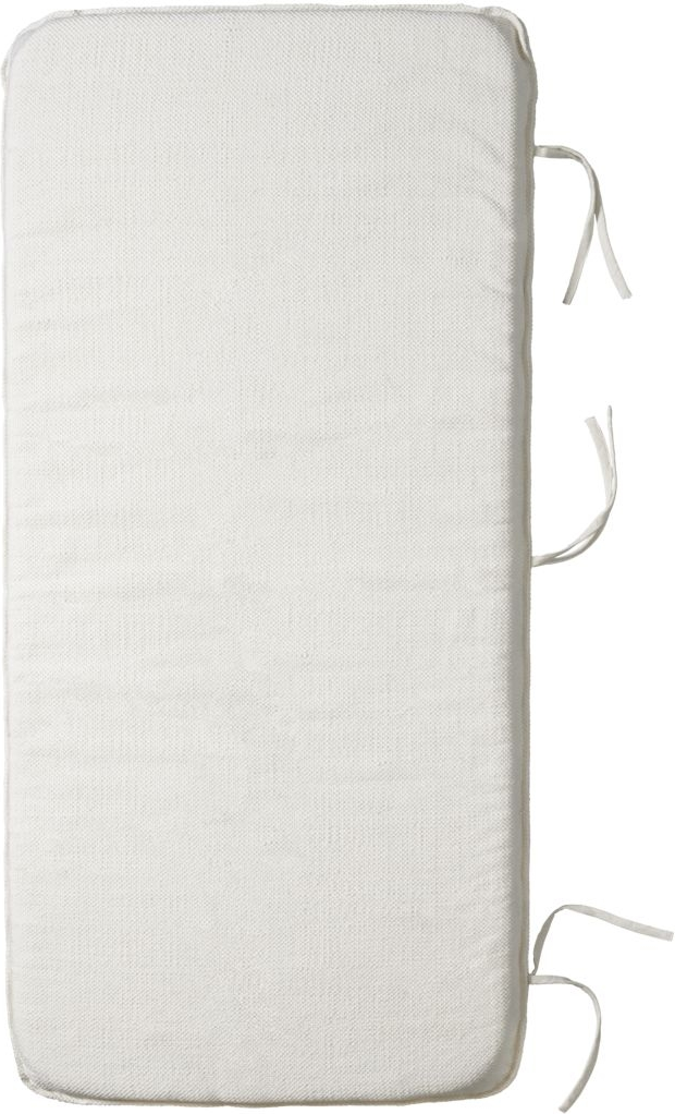 Udendørs siddehynde til daybed House Doctor Puna råhvid bomuld-viskose skum 8 x 73 x 170 cm
