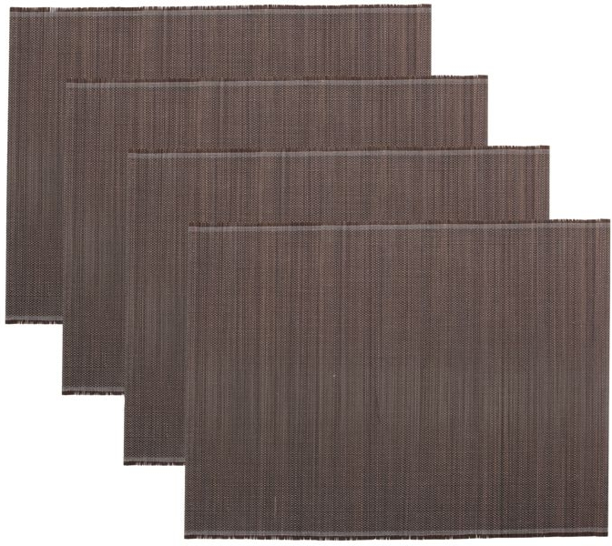 Dækkeservietter House Doctor Bamb 4 stk. bambus lysebrun 33 x 45 cm