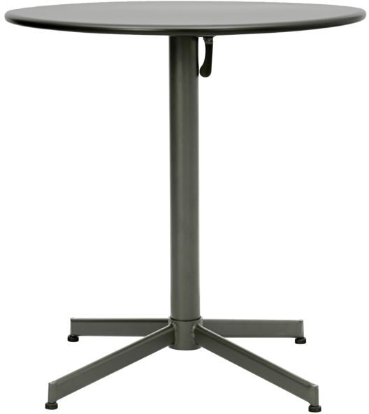 Cafébord House Doctor Helo Ø70 cm grøn jern udendørs og indendørs altanbord
