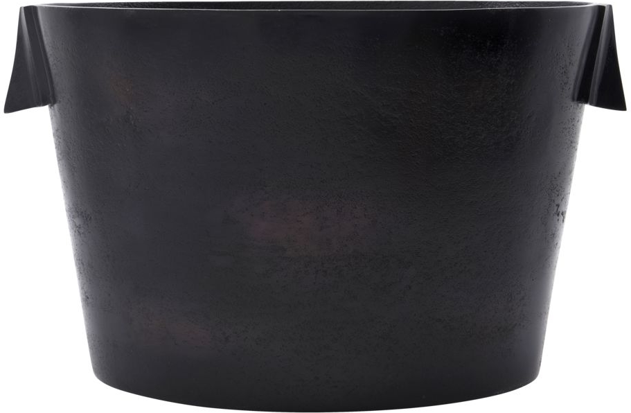 Vinkøler og champagnekøler House Doctor Buck aluminium bruneret messing 21 x 22 x 32 cm