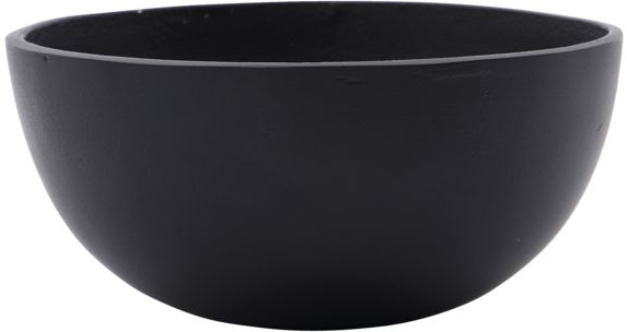 Lysestage House Doctor Crown skålformet i sort aluminium D12,5 x H5 cm