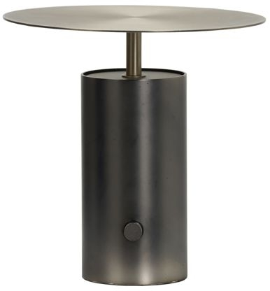 Bordlampe House Doctor Tacker design gunmetal Ø22 cm  -  jern, akryl & keramik