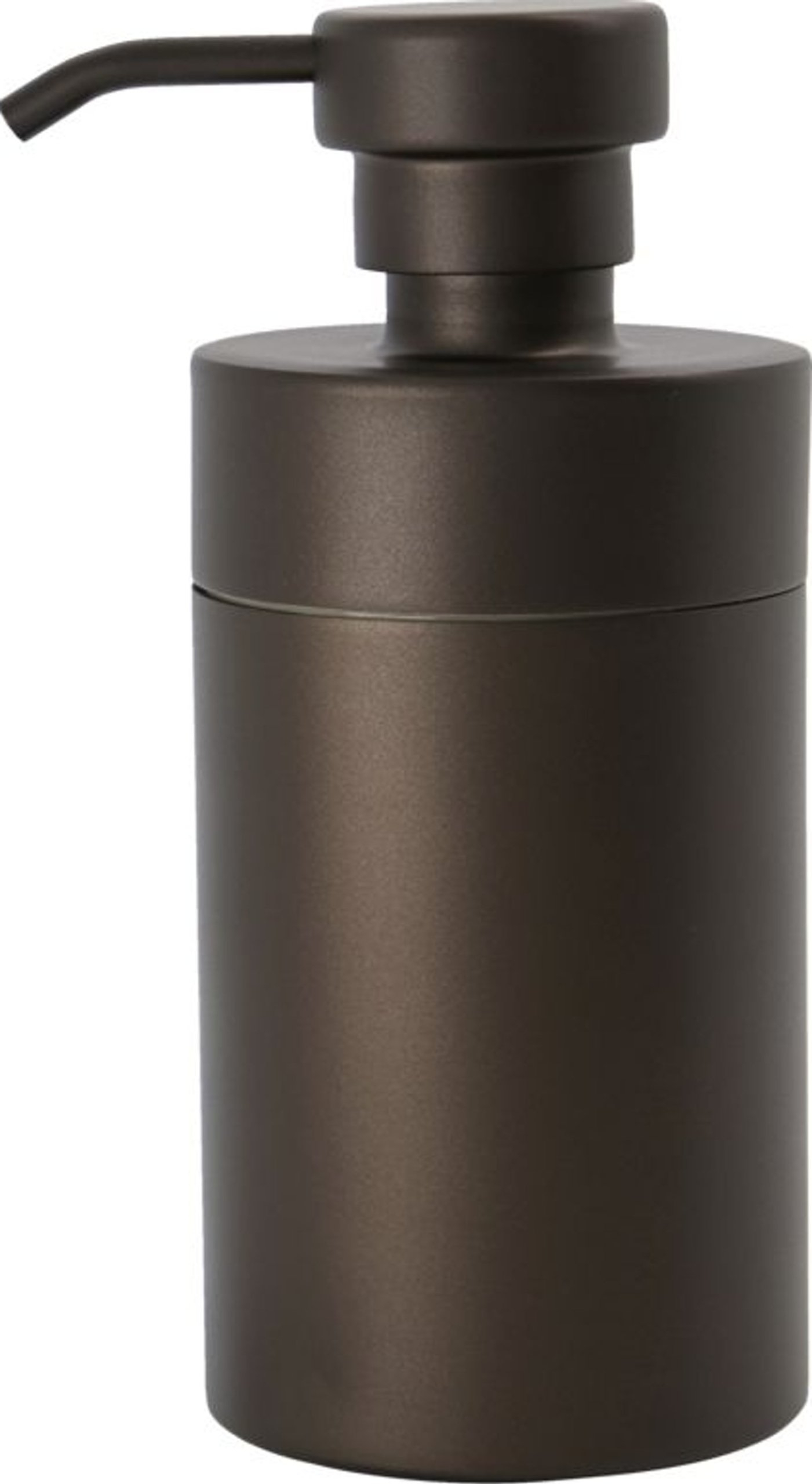 Sæbedispenser House Doctor Bush brun aluminium og polypropylen Ø7,6 x H17,8 cm