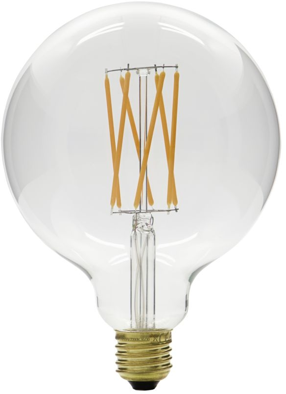 LED-pære E27 House Doctor Mega Edison Ø12,5xH17,5 cm klar glas messing dæmpbar 150 lm