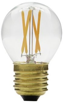 LED-pære E27 House Doctor Krone klar glas messing Ø4,5Ã7,5 cm dæmpbar 320 lm