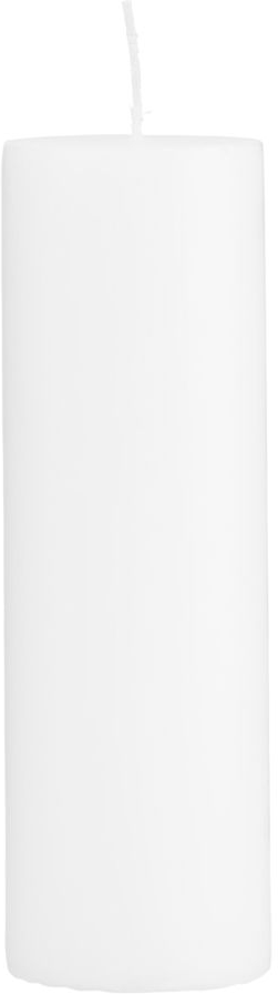 Bloklys House Doctor Classic Candles Collection Ø6Ã20 cm hvid paraffin 81 timers brændetid