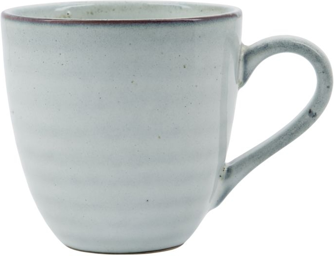 Keramikkop House Doctor Rustic Ø9 cm grå/blå håndlavet kaffekrus