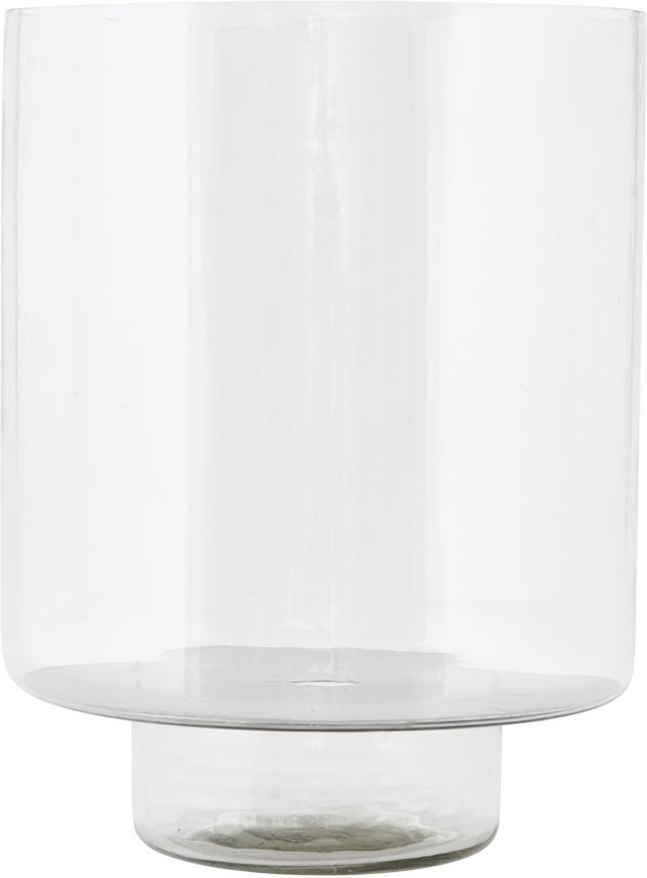 Glaslanterne House Doctor Glass klar Ø26 x H34 cm - glas/jern lysestage og vase