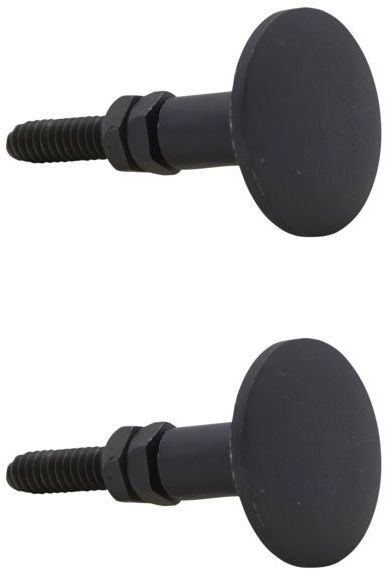 Knopgreb House Doctor Knop sort messing Ø3xD5 cm 2 stk