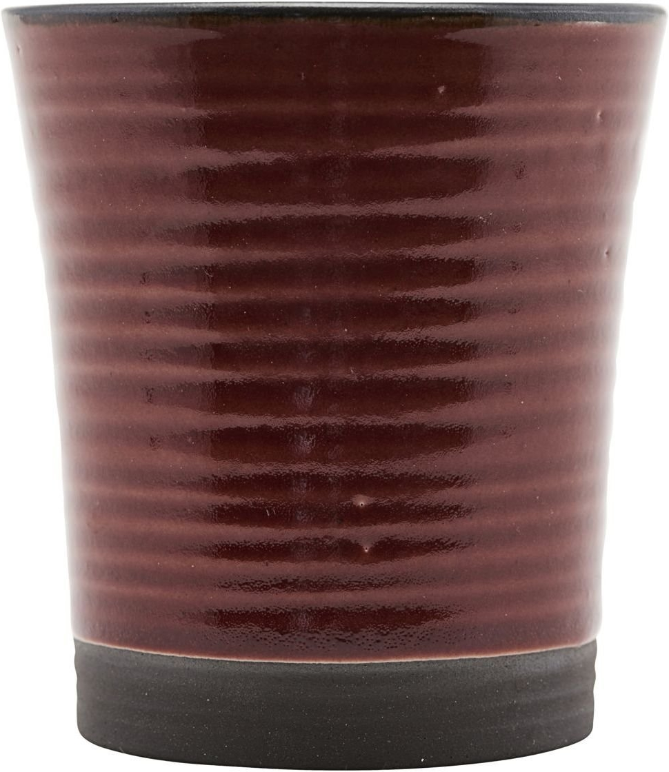 Kop i stentøj House Doctor Color brændt henna Ø8xH9 cm