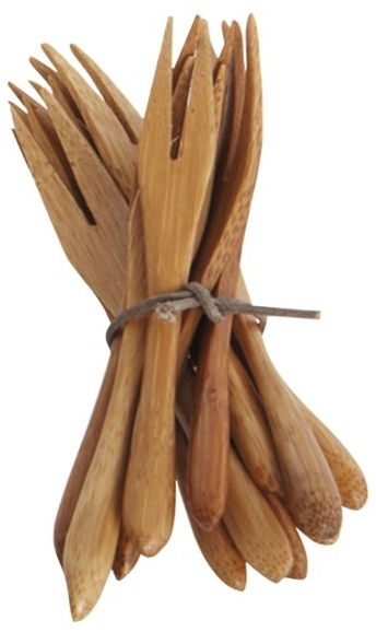 Bambusgafler House Doctor Bamboo 12 stk natur 9 cm