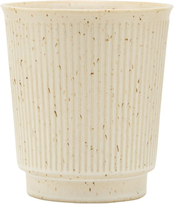 Krus House Doctor Berica stentøj Ø8,7 x H9,7 cm beige plettet glasering