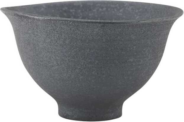 Skål/serveringsskål House Doctor Pion Ø14,5 cm porcelæn mat sort/brun