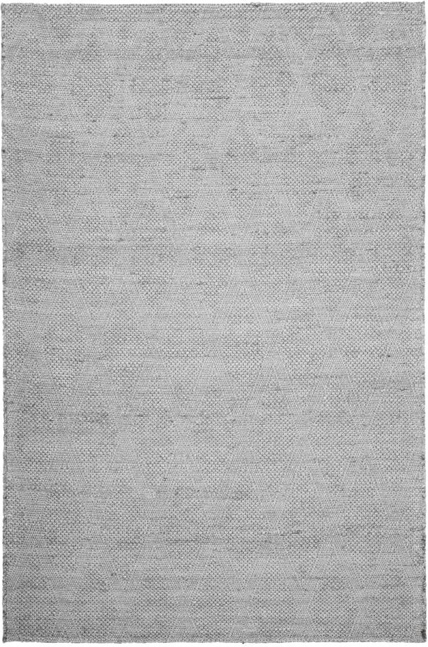 Gulvtæppe House Doctor Mara 200x300 cm diamantmønster grå/hvid jute bomuld latex