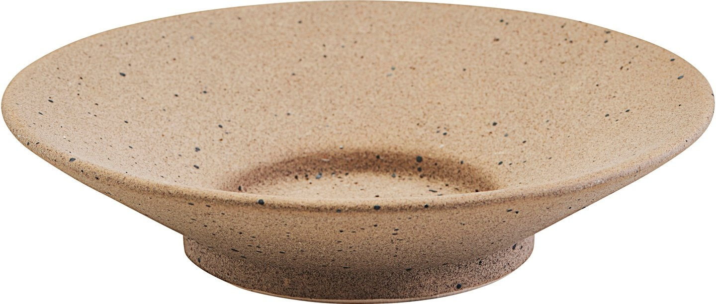 Lysestage House Doctor Miro stentøj Ø17 cm lysegrå/sand
