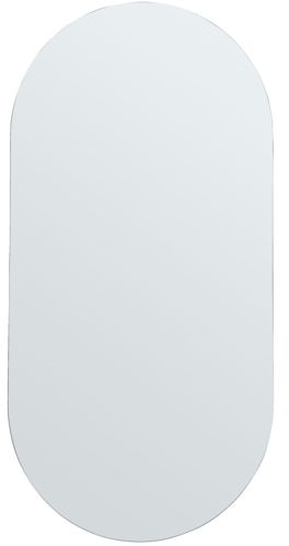 Oval vægspejl House Doctor Walls 70 x 35 cm glas MDF jern