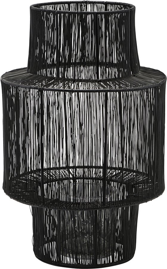 Lanterne House Doctor Tabia - sort lakeret stål, udendørs/terrasse, Ø22 x H35 cm