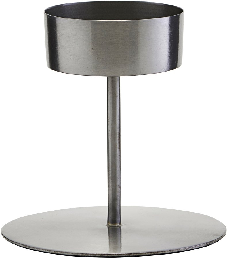 Lysestage House Doctor Anit i jern Ø10,5 cm H10 cm industrielt minimalistisk