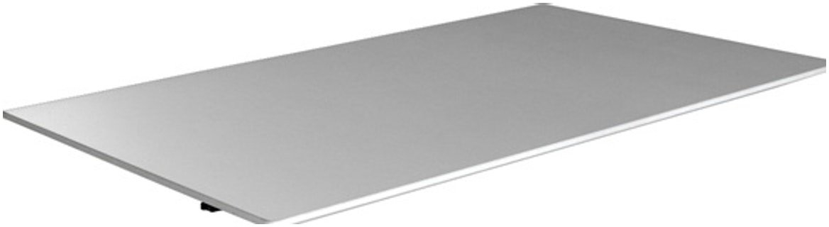Tillægsplader til spisebord 2 stk House of Sander CDF mikrolaminat hvid 1,9x50x92 cm