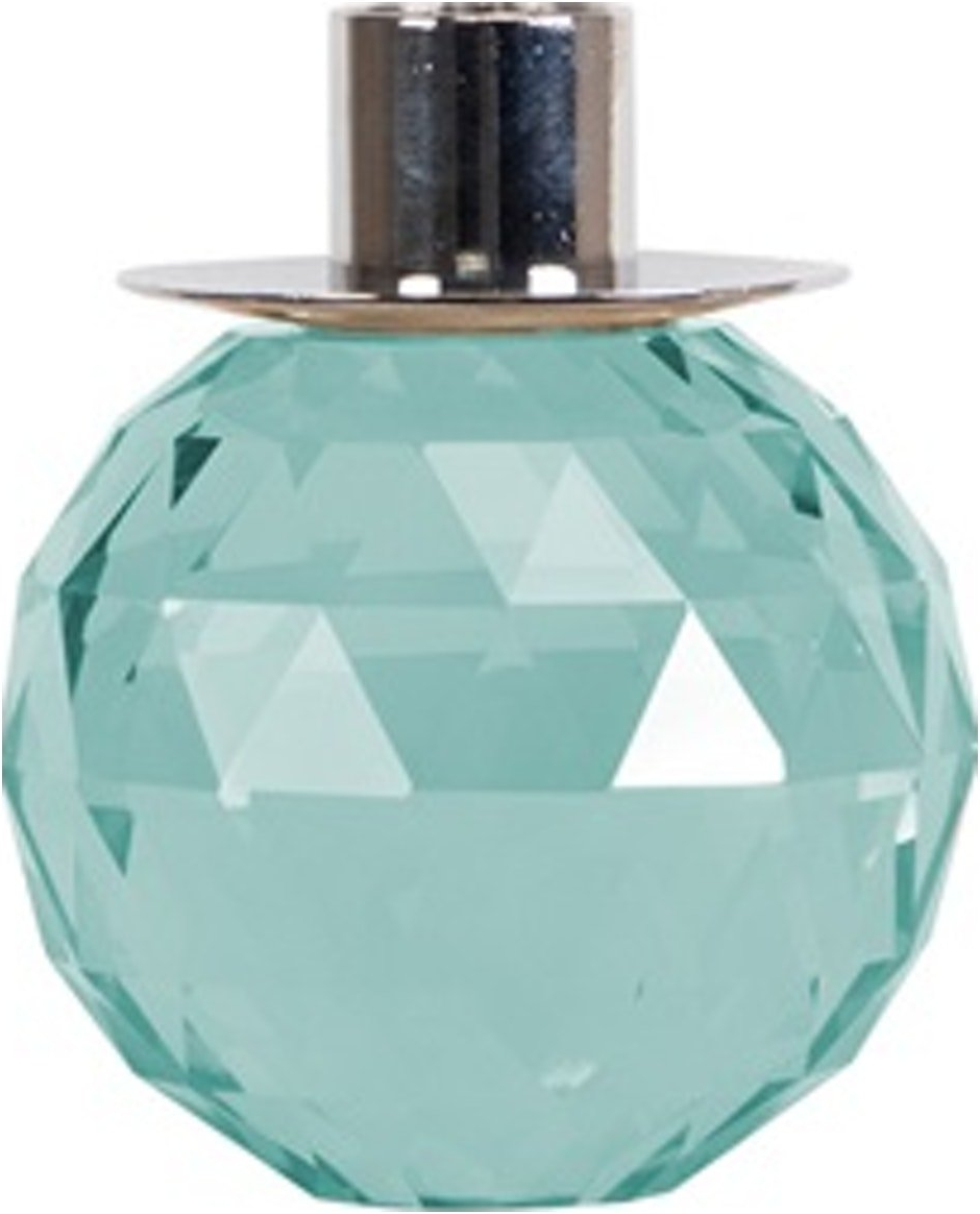 Lysestage House of Sander Betulia mintgrøn glas H10 x Ø8 cm