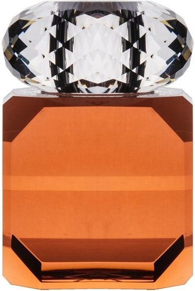 Lysestage House of Sander Daisy  -  brændt orange glas 10x6x6 cm