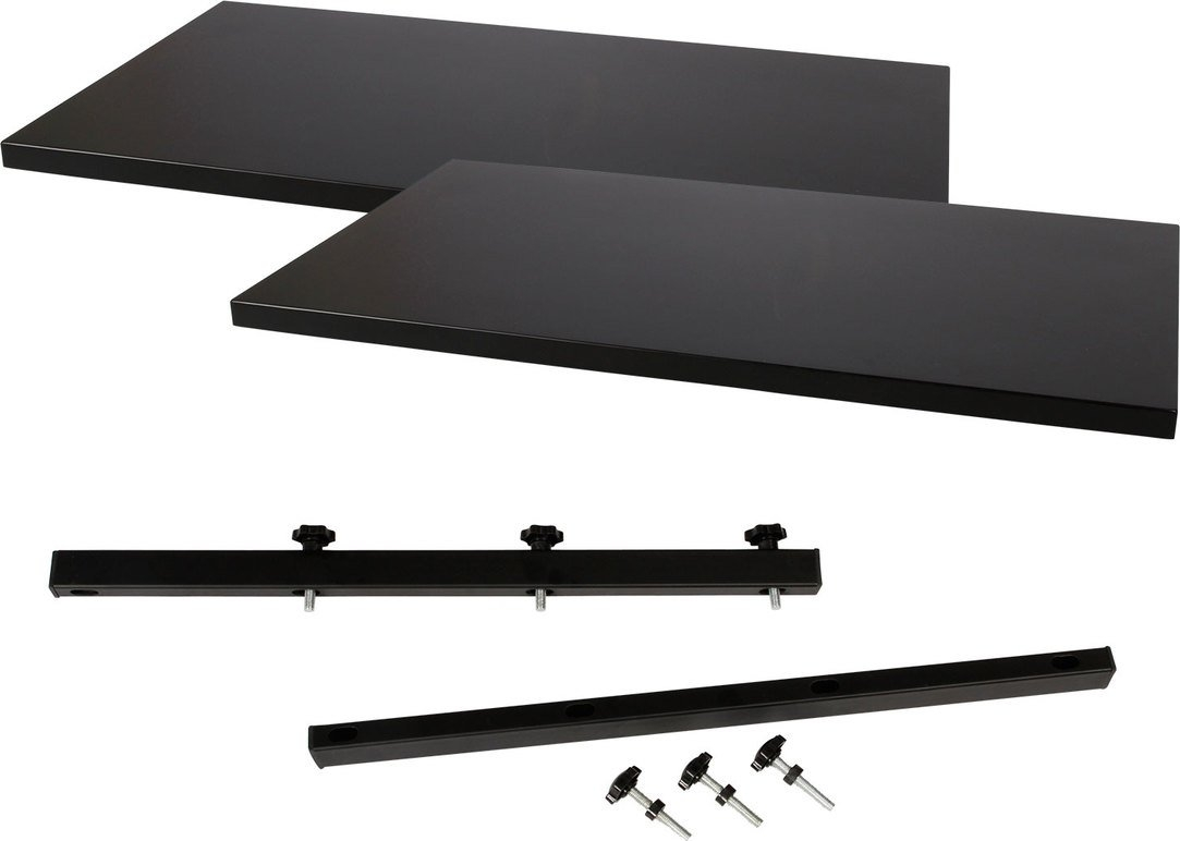 Tillægsplader bordforlænger House of Sander Modular Mount til spisebord sort MDF 50x95x3 cm
