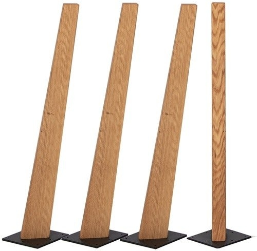 Bordben til plankeborde House of Sander Frigg 70 cm egetræ 4 stk natur