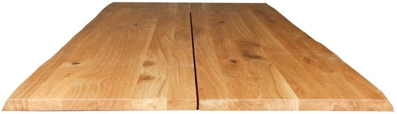 Plankebordplade House of Sander Curve massivt egetræ natur 200x95 cm