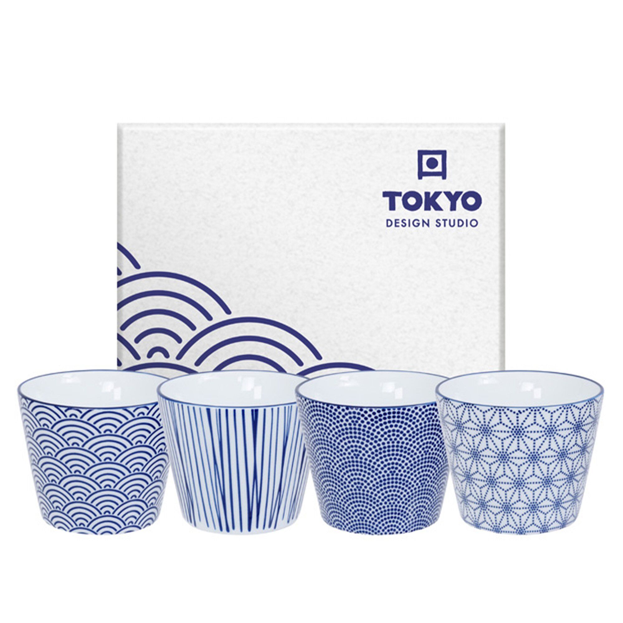 Tokyo design studio Nippon Blue tekop 4 stk.