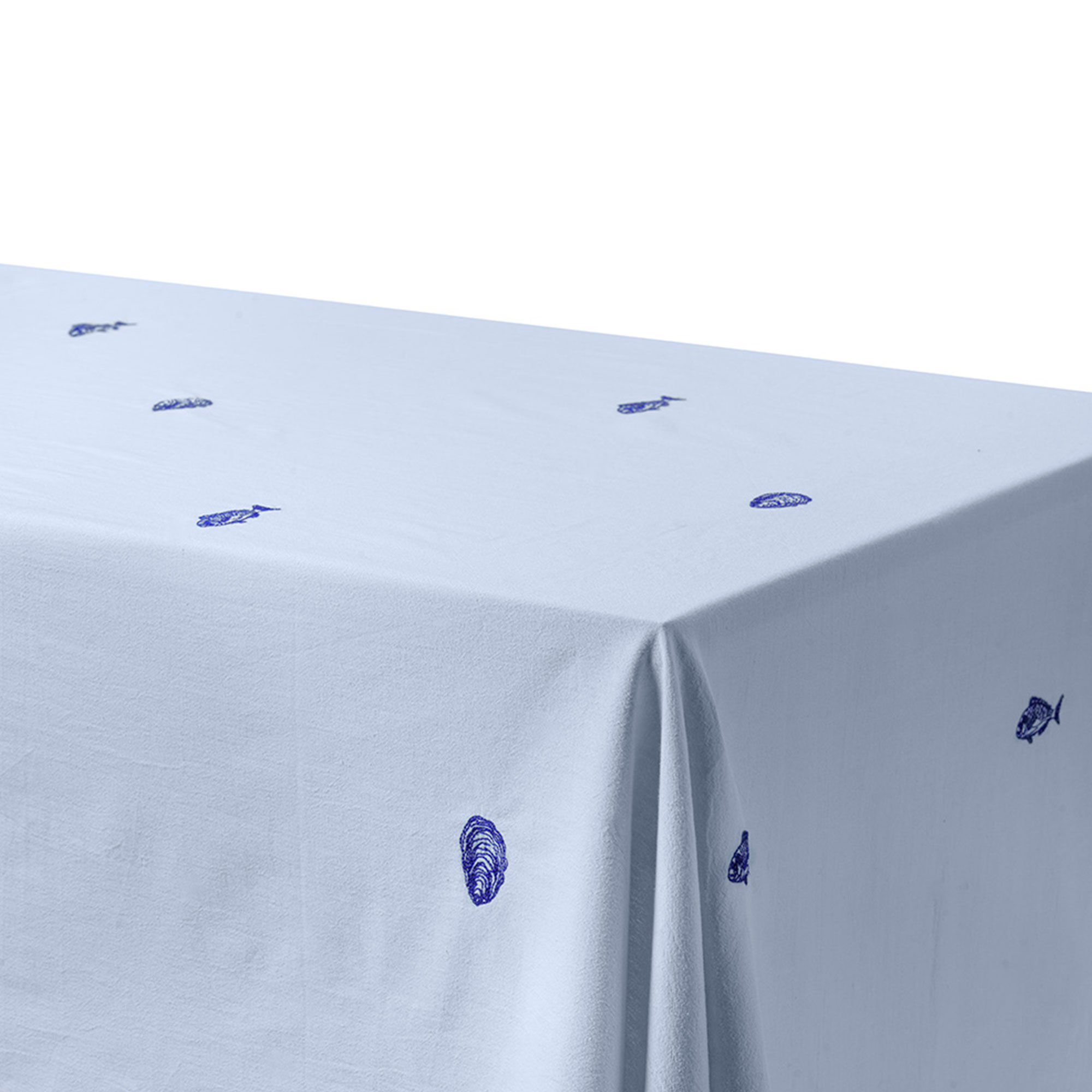 Midnatt Josefin La Mer Dug 330x145 cm, blå