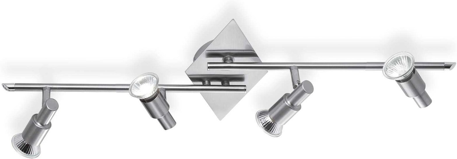 Justerbar loftslampe Ideal Lux Slem satin nikkel metal 4xGU10 71,5x22x16 cm
