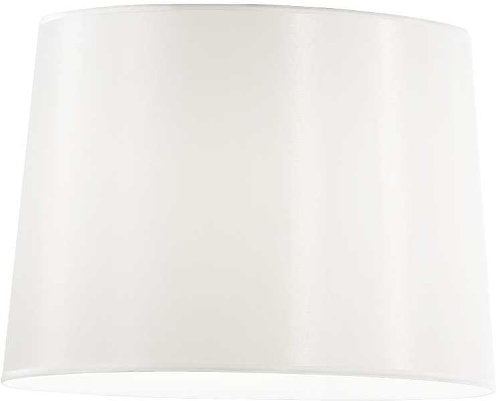 Ideal Lux lampeskærm Dorsale i hvidt stof Ø40 cm