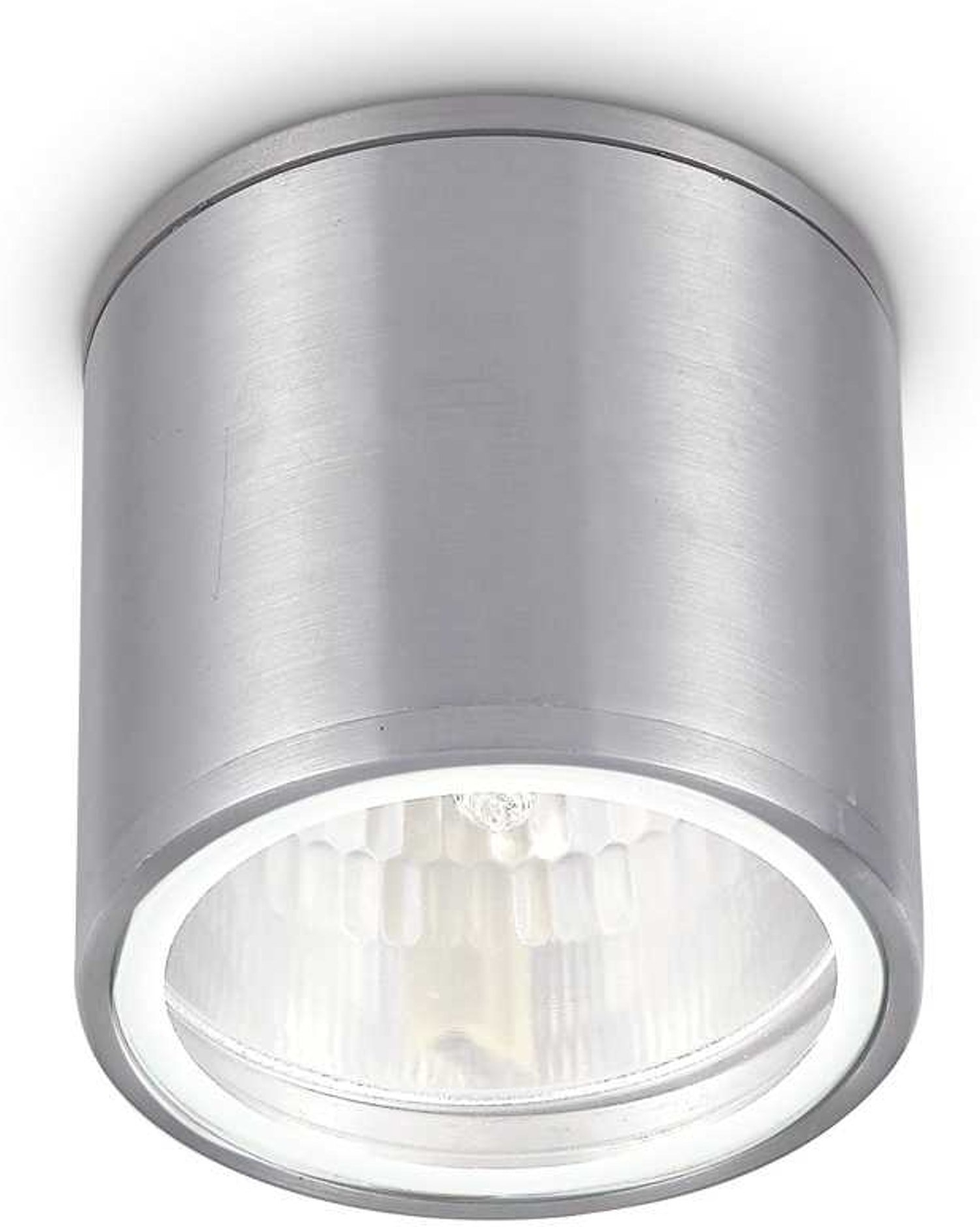 Udendørs loftslampe Ideal Lux Gun i aluminium Ø11 x H11,5 cm IP44 med GU10 fatning