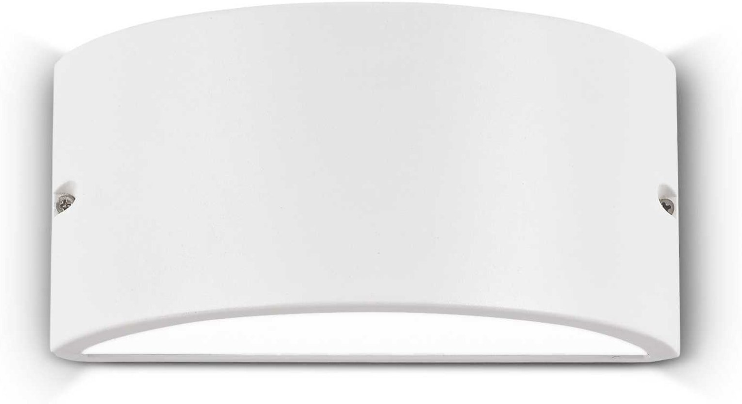 Udendørs væglampe Ideal Lux Rex-2 hvid pulverlakeret aluminium IP44 12Ã13Ã25 cm