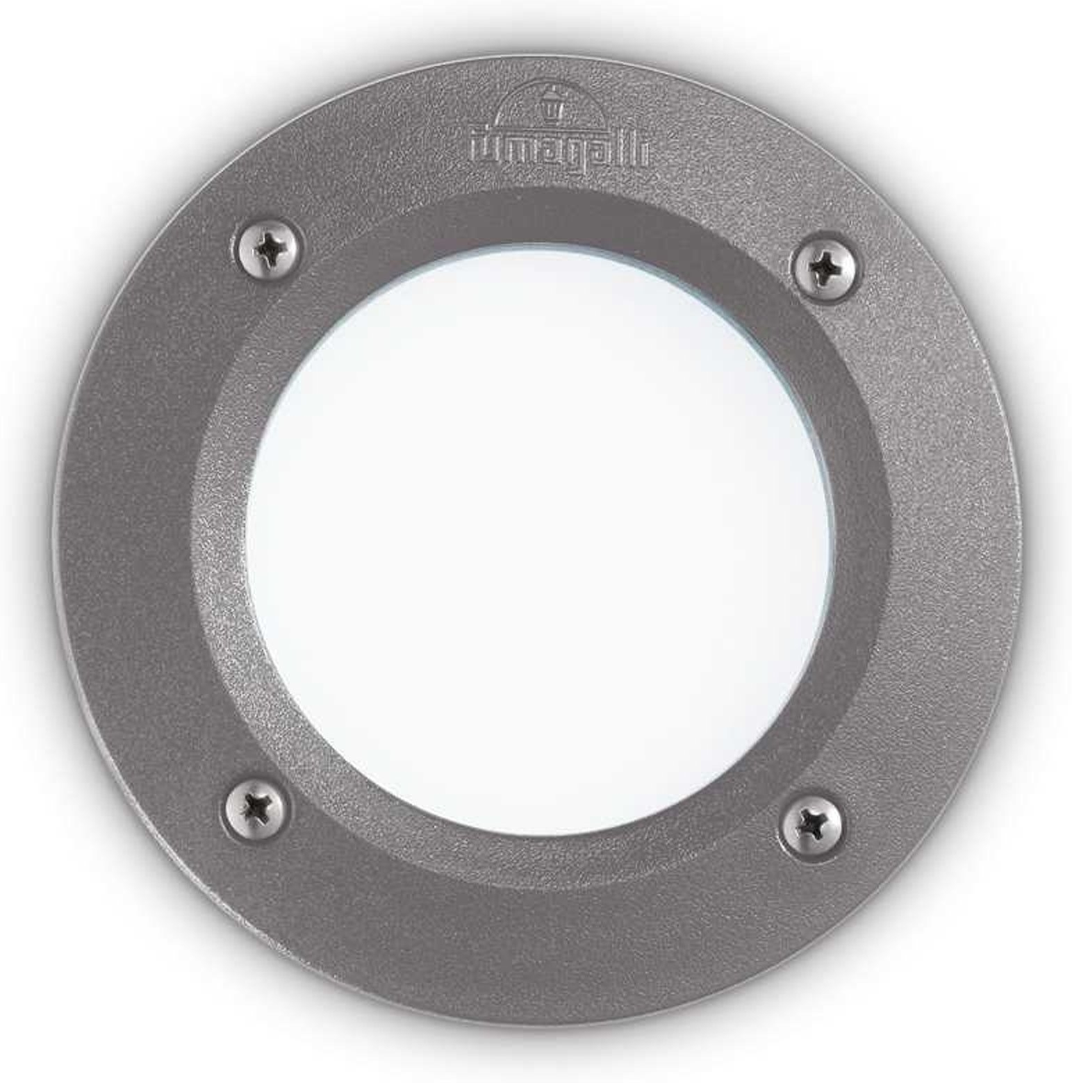 Udendørs indbygningslampe Ideal Lux Avenue grå plast Ø13,5Ã8 cm IP66