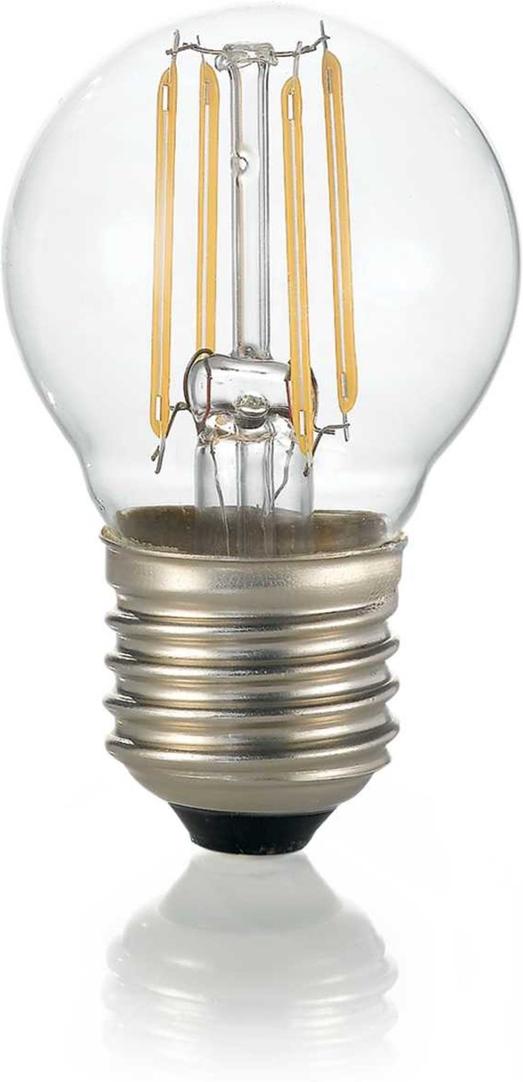 Lyspære Ideal Lux E27 Vintage 4W 430lm 3000K klar glas Ø45x75mm