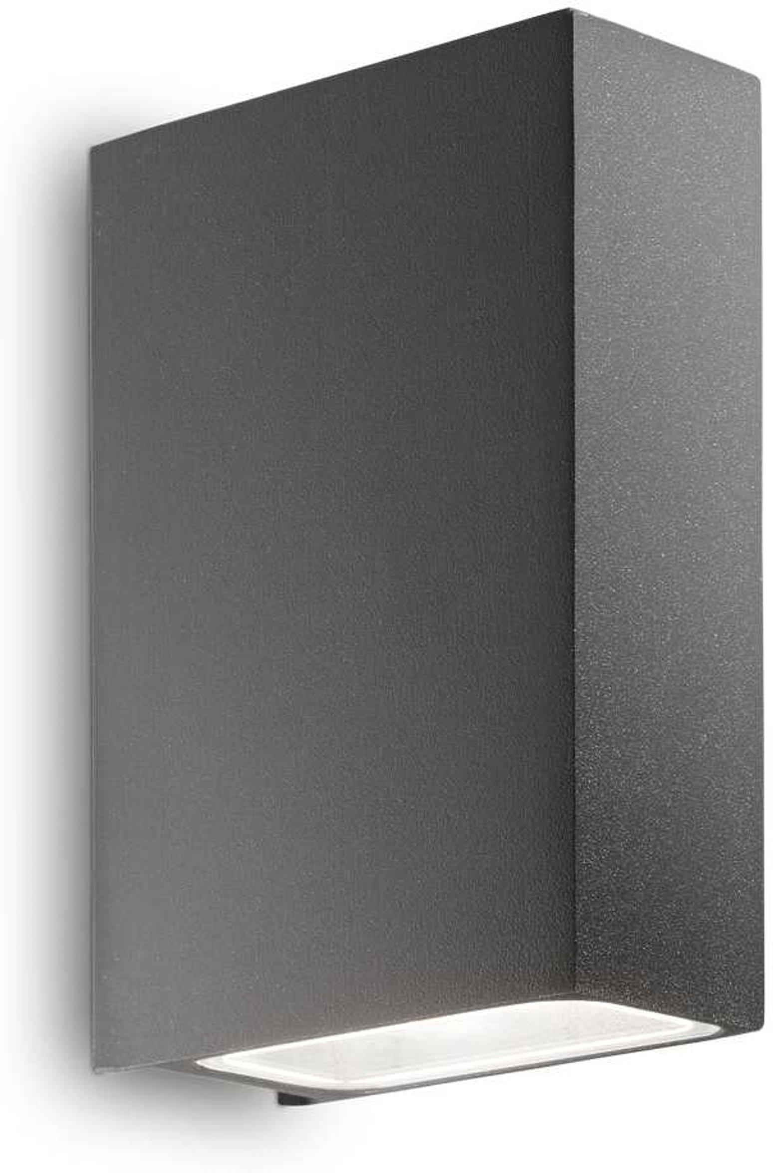 Ideal Lux Tetris-2 udendørs væglampe antracit i aluminium med G9 fatninger IP44 H13xL9xB4 cm