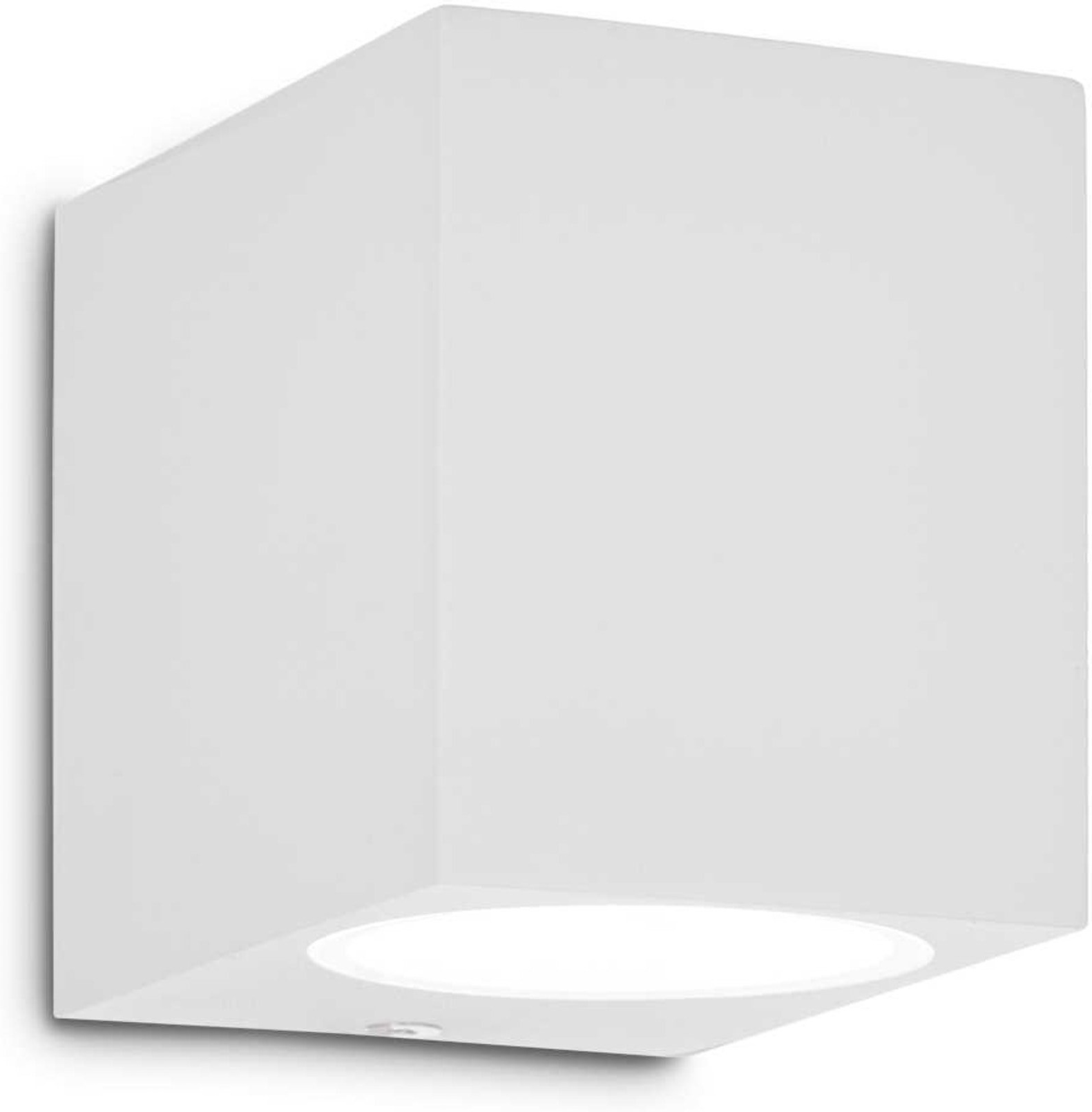 Udendørs væglampe Ideal Lux Up hvid aluminium IP44 G9 15W H8 x B6,5 x L9,5 cm
