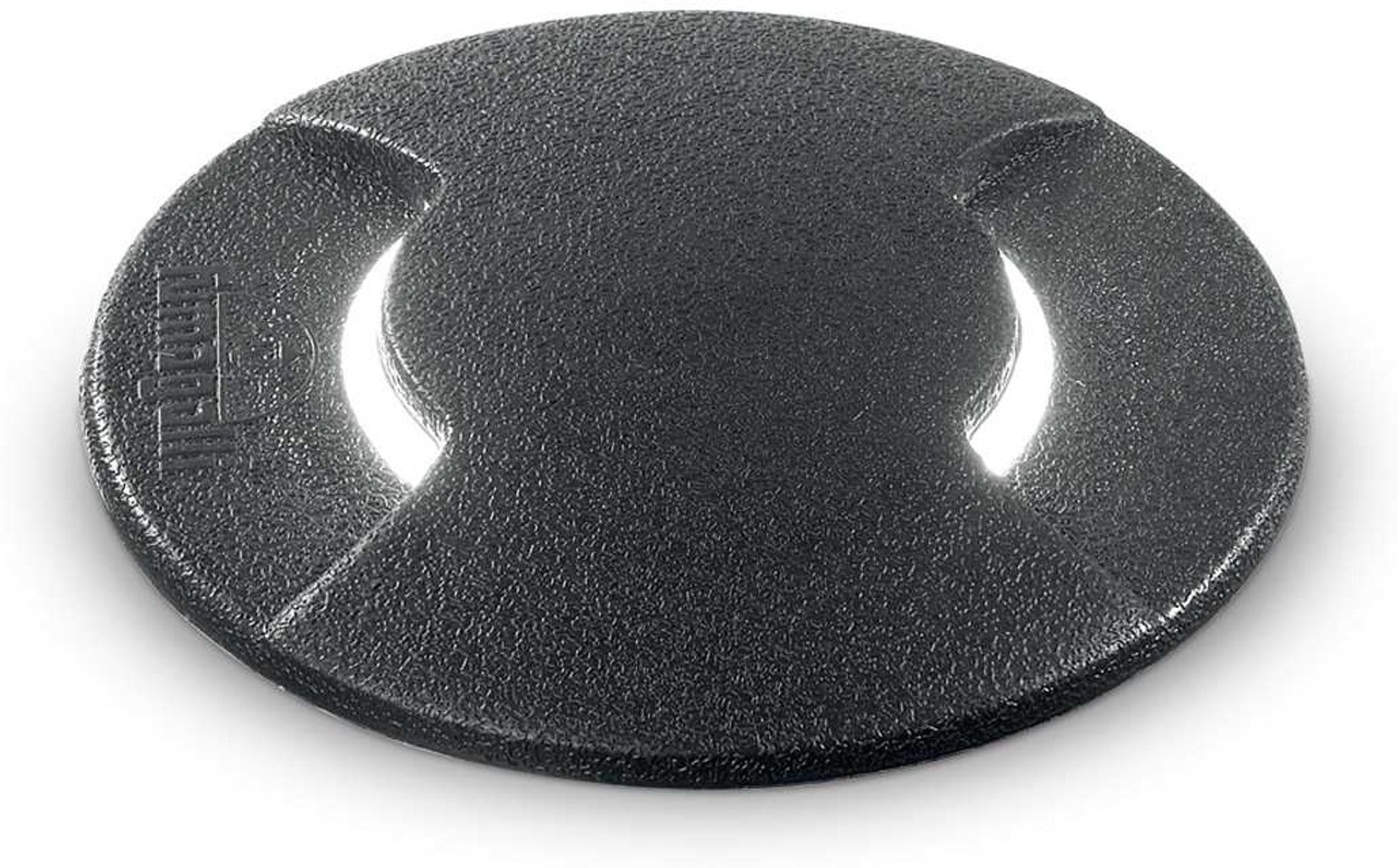Nedgravningsspot Ideal Lux Landing Ø9ÃH14 cm sort IP67 med GU10-pære 3,5W 400 lm 4000K