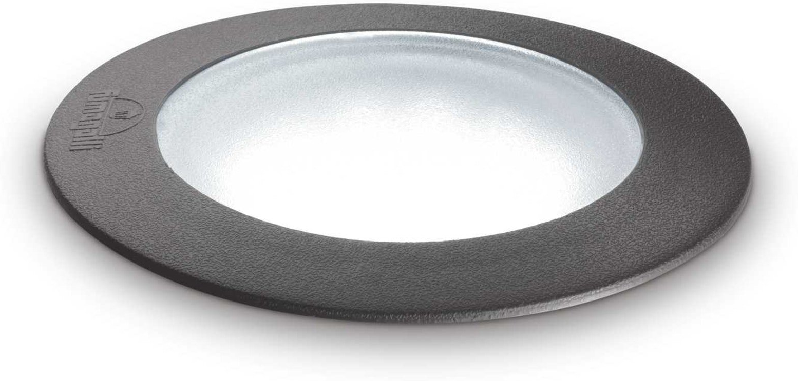 Nedgravningsspot jordspot Ideal Lux Gravity GX53 10W sort IP67 udendørs Ø15,5ÃH11 cm 1200 lm 4000 K plast