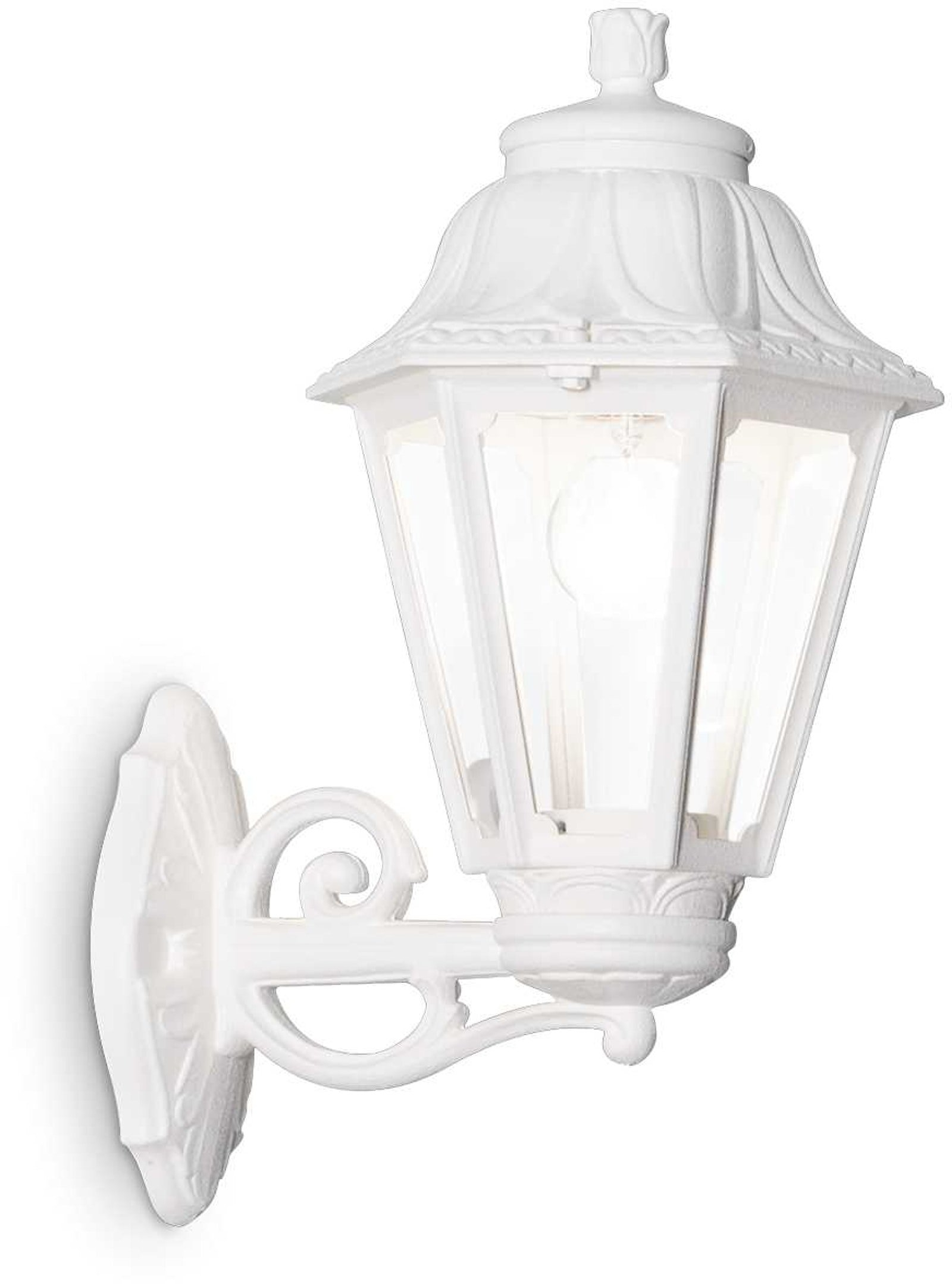 Udendørs væglampe Ideal Lux Dafne hvid plast H45xB22xL27,5 cm IP55 E27