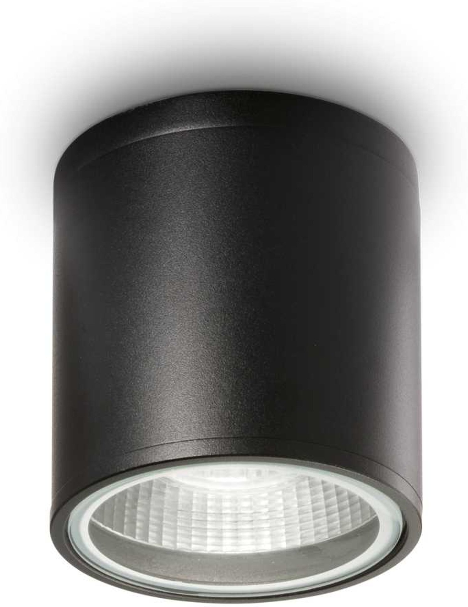 Udendørs loftslampe Ideal Lux Gun sort Ø11 x H11,5 cm IP44