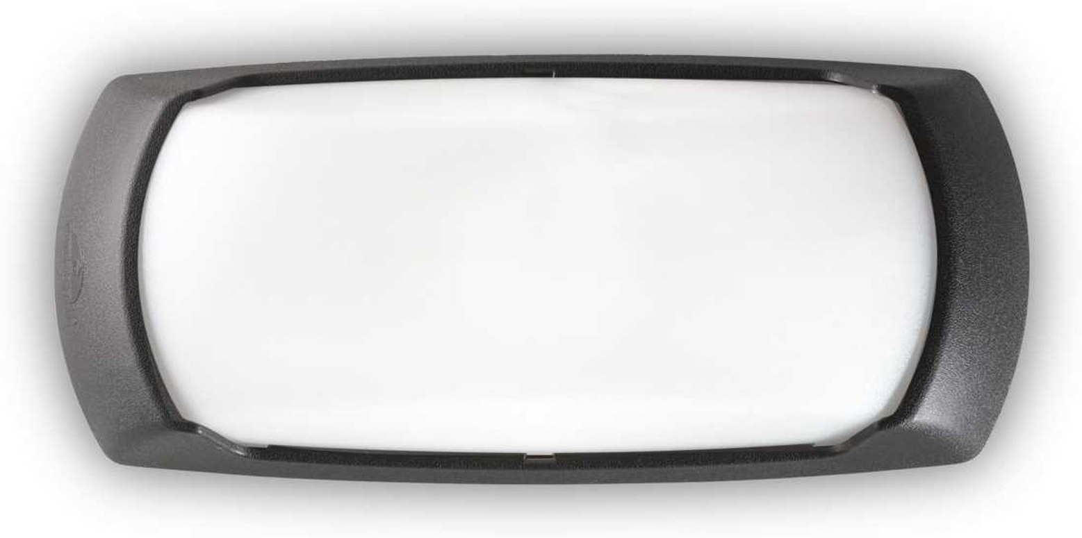 Udendørs væglampe Ideal Lux Felix sort IP66 E27 23W 30Ã13Ã8,5 cm energieffektiv