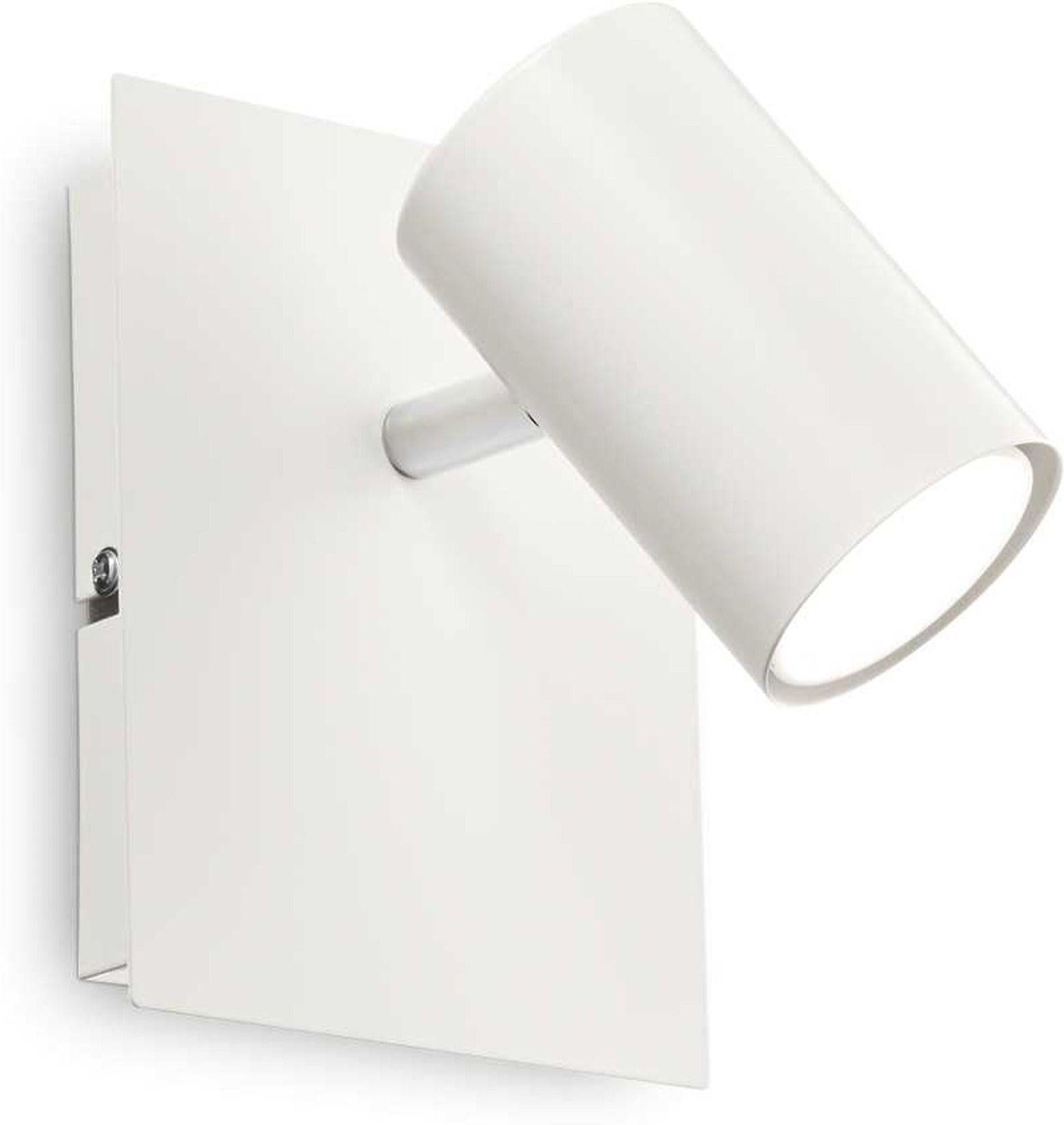 Væglampe Ideal Lux Spot-serie indendørs hvid metal justérbar 15x12x13 cm